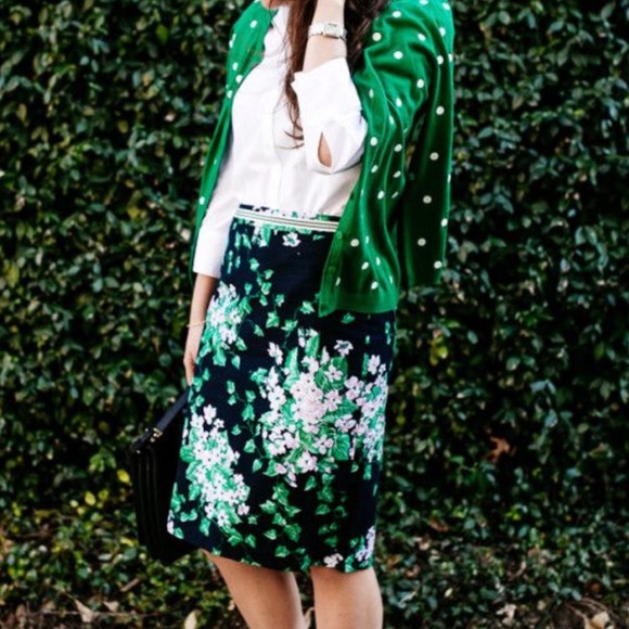 Talbots Oprah Magazine Floral Skirt - Picture 1 of 7